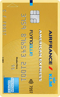 American Express Flying Blue Gold Card (transparent png)